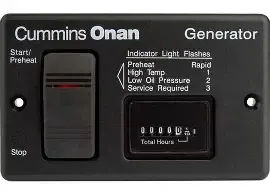 Cummins Power Generation - Switch Panel - Illuminated Start/Stop Rocker Switch