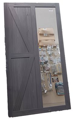 Interior Passage Door with Plexiglas Mirror Insert
