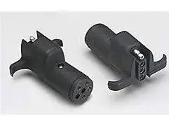 Pollak 6 Way Connector 6-Way Pin to 4 Pin Flat - PN P717