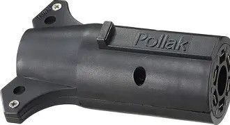 Pollak 7-Way RV to 6-Way Round Adapter (Brake Pin in Center) - PN P719