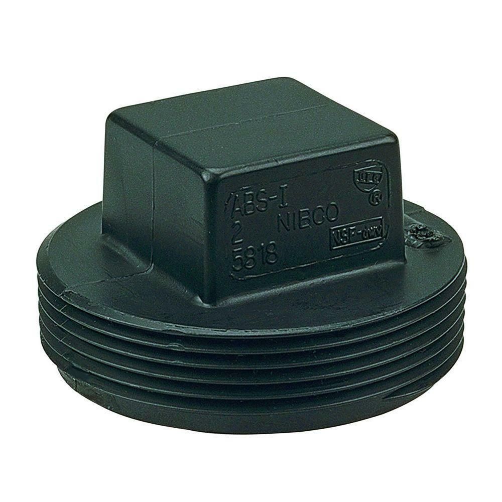 Nibco 3&quot; ABS Threaded Clean Out Plug