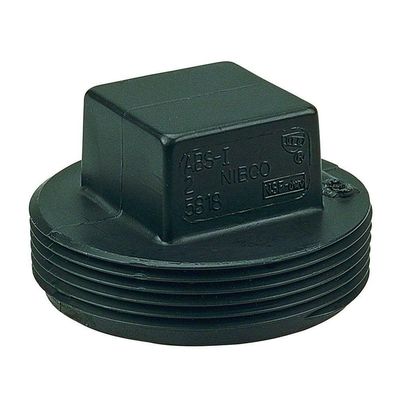 Nibco 3&quot; ABS Threaded Clean Out Plug