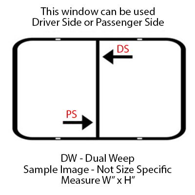72&quot; x 40&quot; Slider Window - Tinted