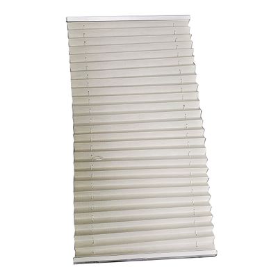 16&quot; x 42&quot; Pleated Cloth Day Shade - White