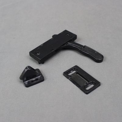 JR Products Screen Door Latch -  Universal Bi-Directional  - Black