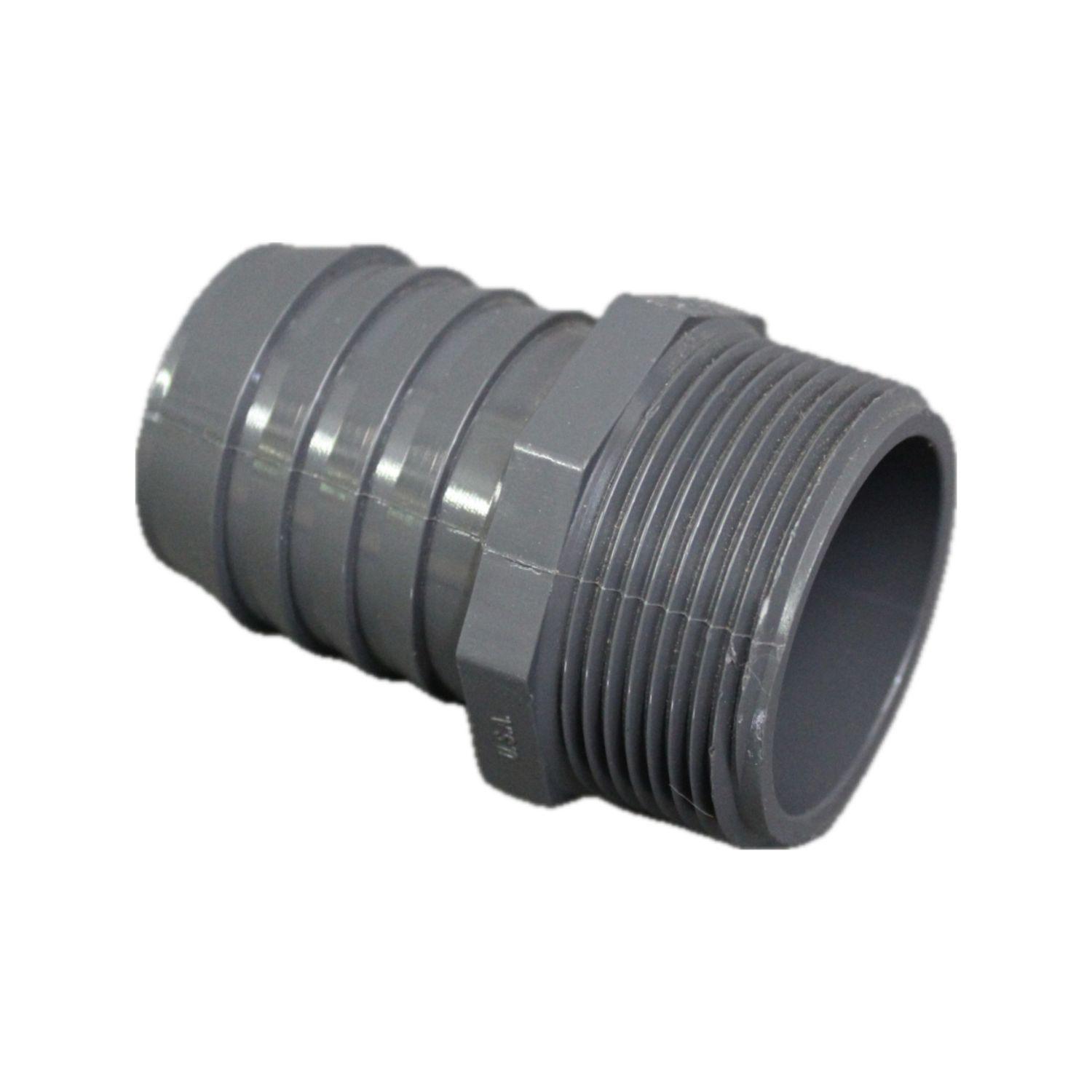 Dura Faucet PVC Adapter 1 1/2&quot; Barb x Mip - PN 1436-015