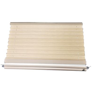 25&quot; x 19&quot; Pleated Cloth Day &amp; Night Shade - Suede / White