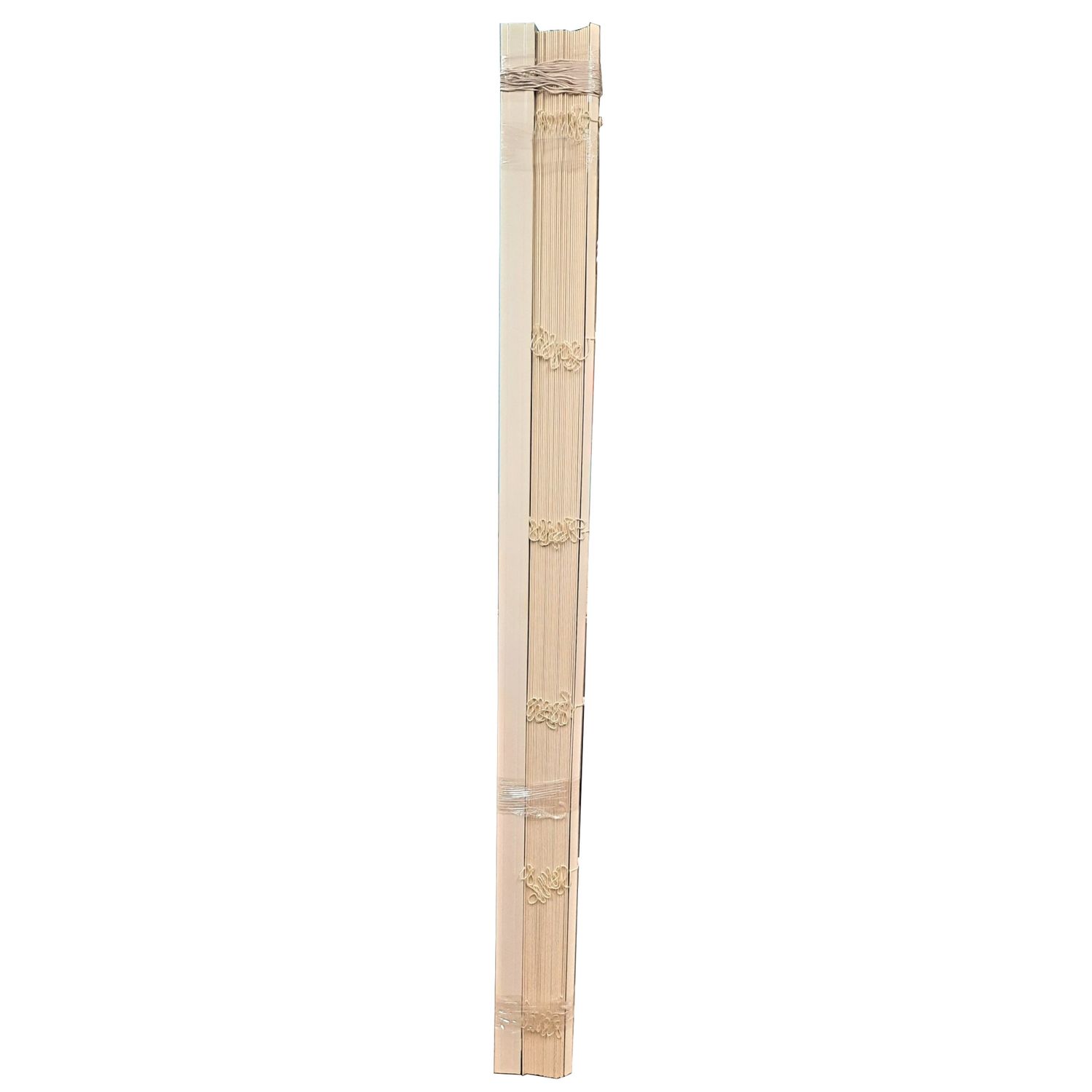 72&quot; x 49&quot; Faux Wood Plantation Blind - 2&quot; Slats - Alabaster