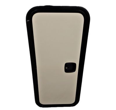 36&quot; x 16&quot; Baggage Door with Slam Latch - Tan with Black Trim