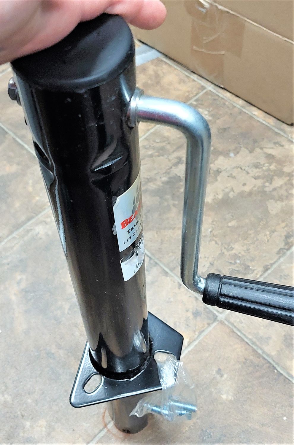 BearClaw Manual Tongue Jack – Optronics, No Frills, Works Great