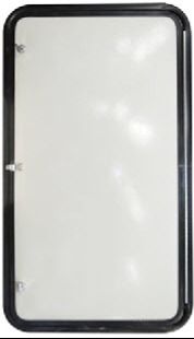 42 1/2&quot; x 24&quot; Baggage Door - White with Black Trim