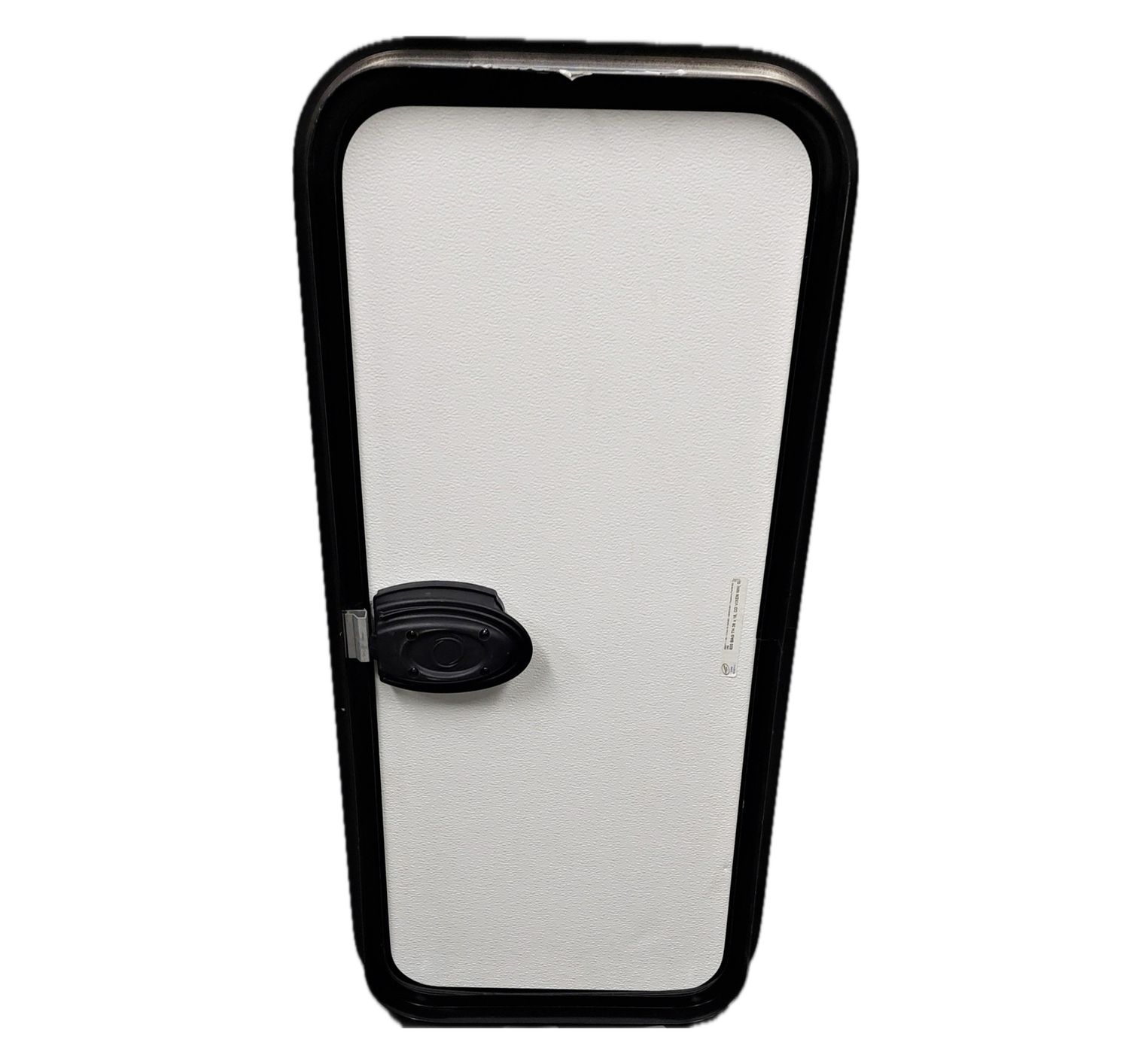 White Baggage Door 16" X 14" With Thumb Latch – For RV, Trailer, Camper – Leisure Brand