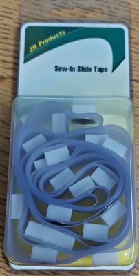 JR Products Clear Curtain Track / Slide Tape Sew in #81365