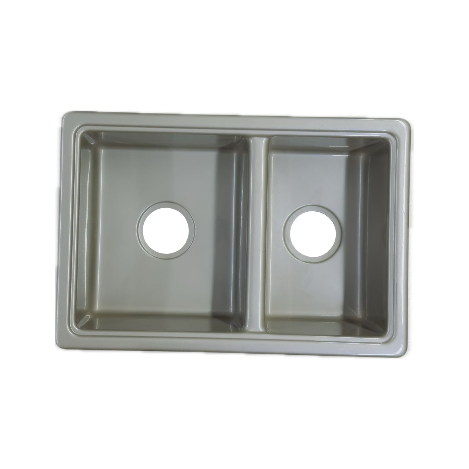 Lippert Double Basin Kitchen Sink 25&quot; x 17&quot; Gray