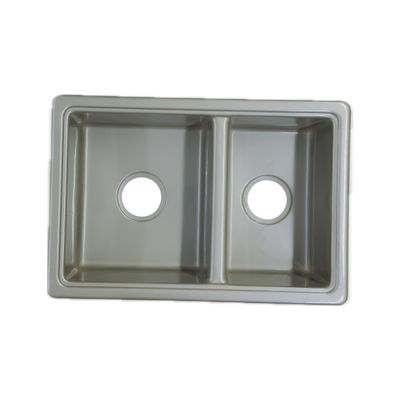 Lippert Double Basin Kitchen Sink 25&quot; x 17&quot; Gray