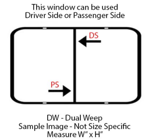 72&quot; x 35&quot; Slider Window - Tinted