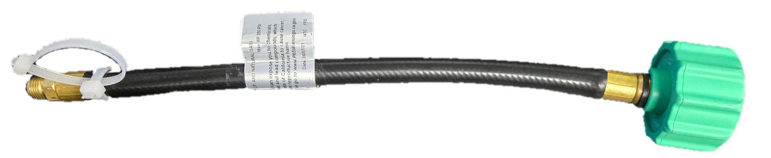 LP Hose 12&quot; Pigtail ¼&quot; NPT