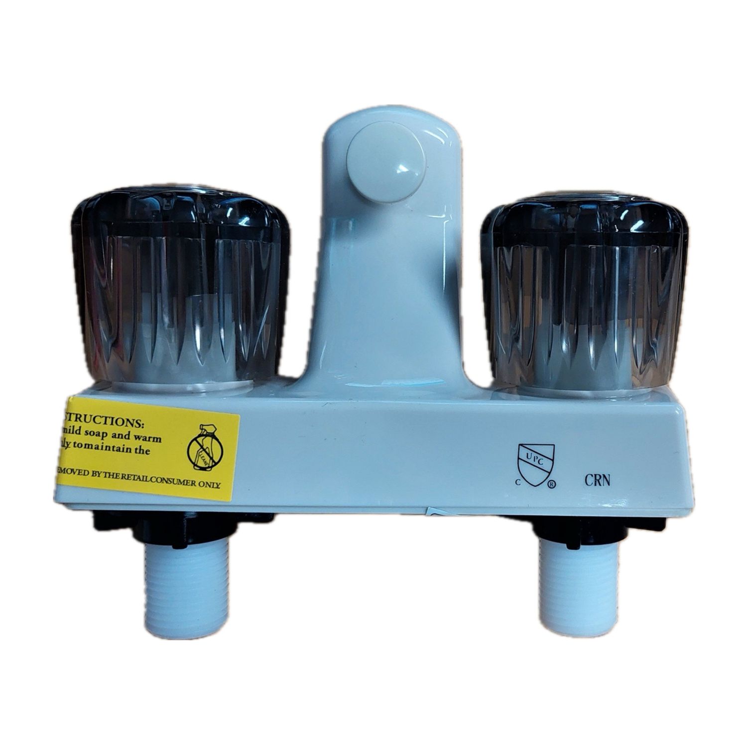 Tub Faucet with Shower Diverter - Parchment