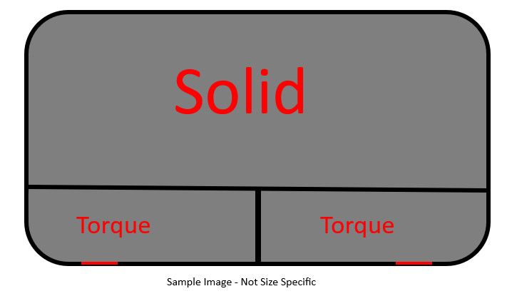 60&quot; x 29&quot; Dual - Torque Window - Tinted