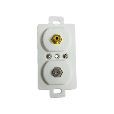 Coax and RCA Receptacle