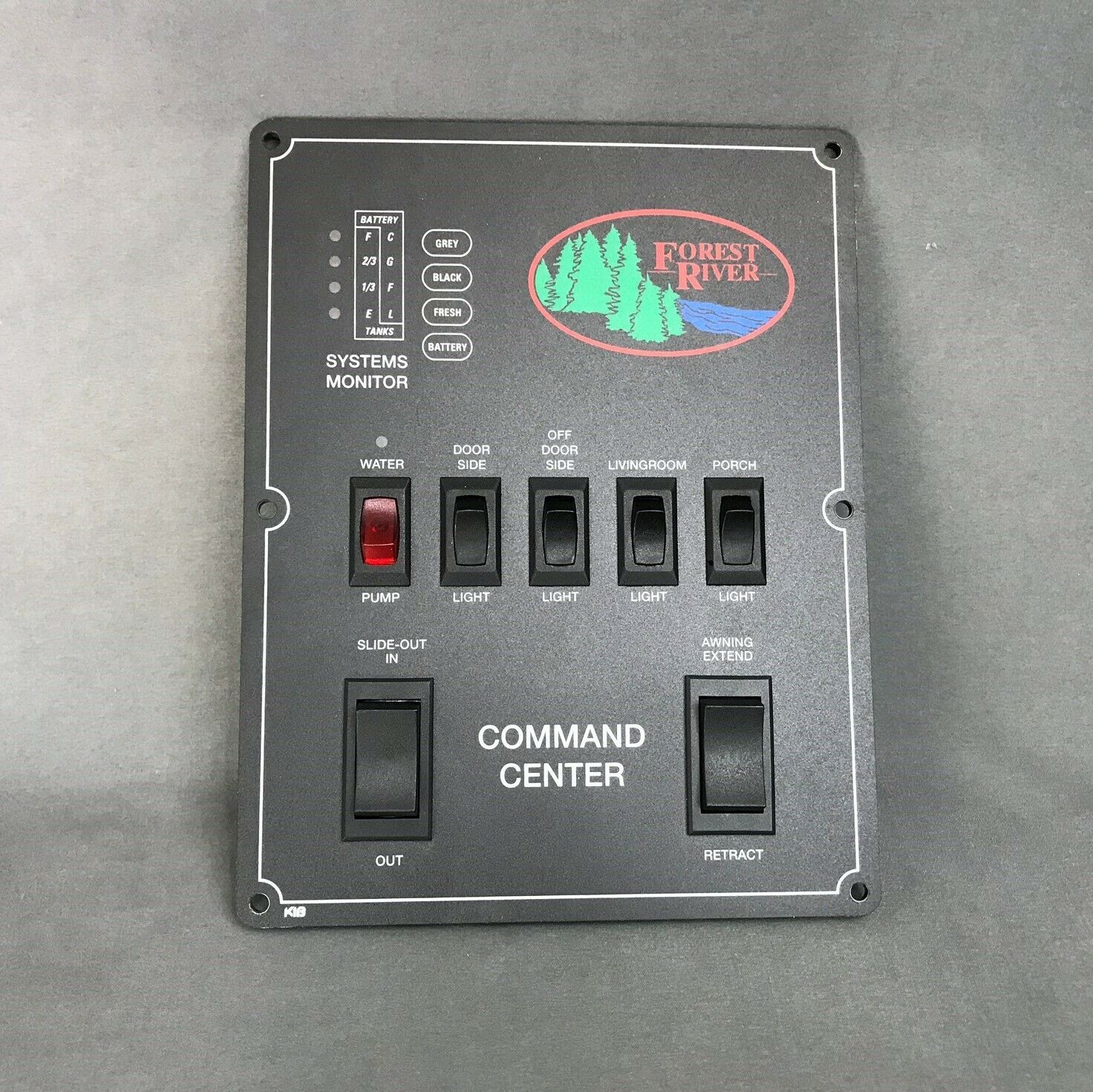KIB Electronics - Forest River Convenience Command Center - Slide Out Awning &amp; Tank Monitor