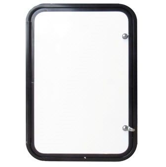 34&quot; x 24&quot; Baggage Door - White with Black Trim