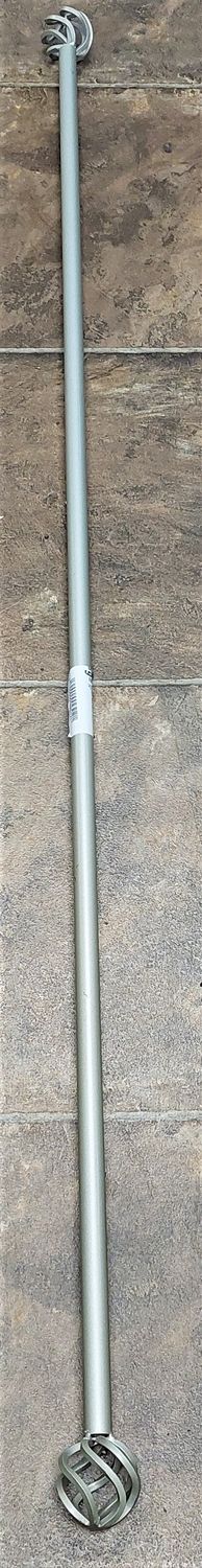 Curtain Rod Satin Nickel 49&quot;- 74&quot;