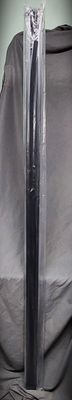 74&quot; x 32&quot; Pleated Cloth Night Shade - Black