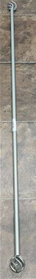 Curtain Rod Satin Nickel 49&quot;- 74&quot;