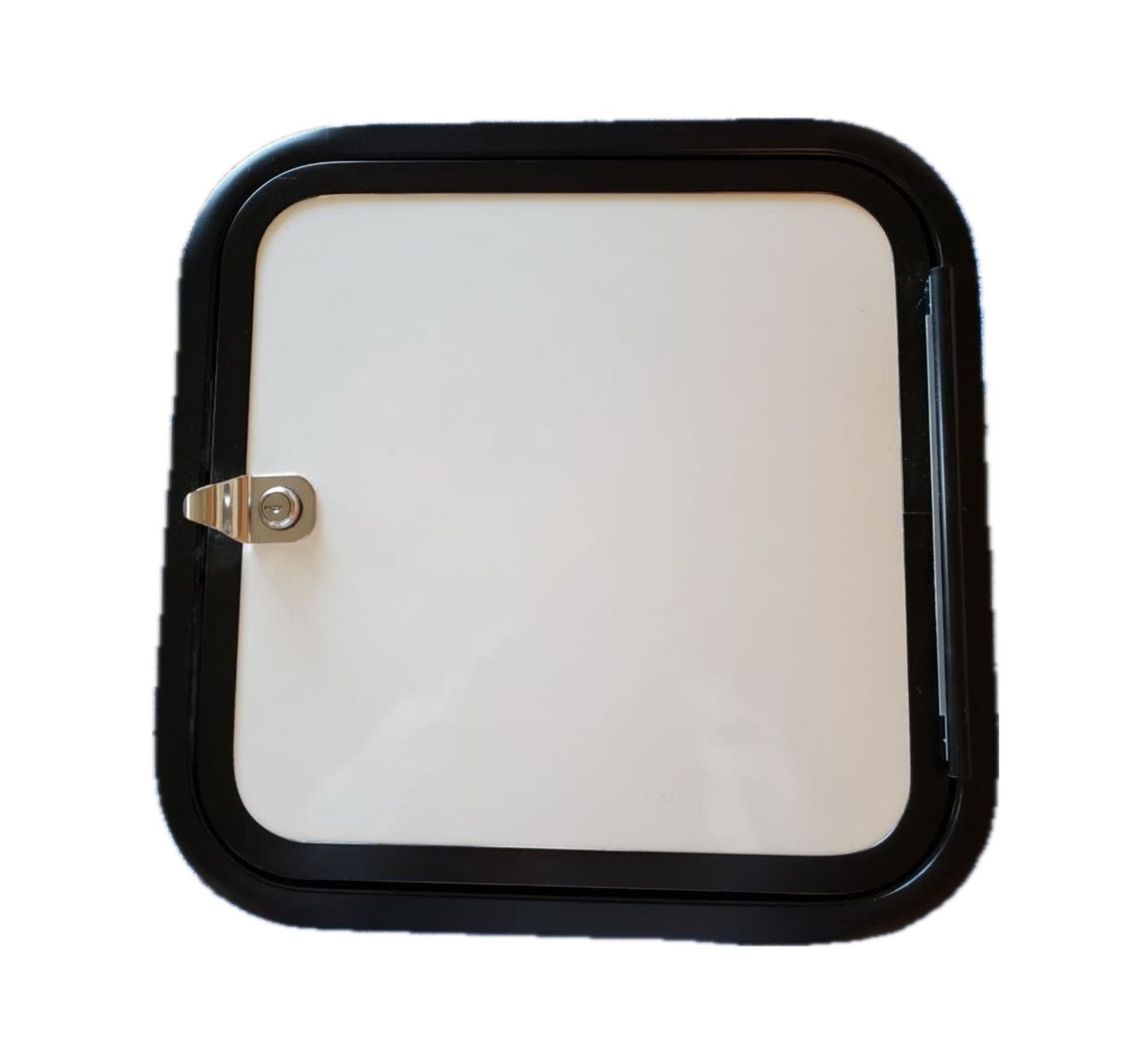 16&quot; x 16&quot; Baggage Door - White with Black Trim