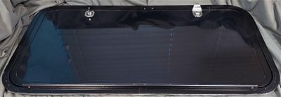 32&quot; x 17&quot; Baggage Door - Black with Black Trim