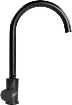 TD Kitchen Faucet with Single Handle - Black Matte Gooseneck