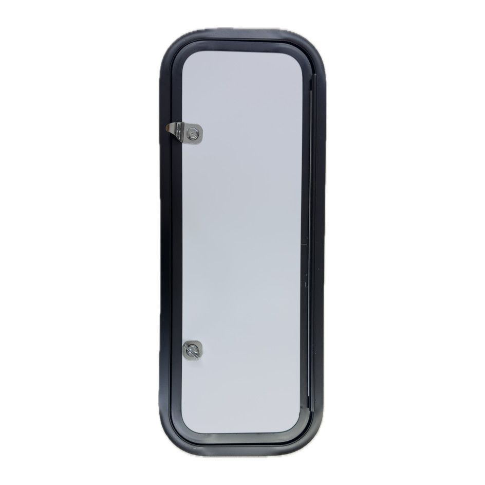 30&quot; x 11&quot; Baggage Door - White with Black Trim