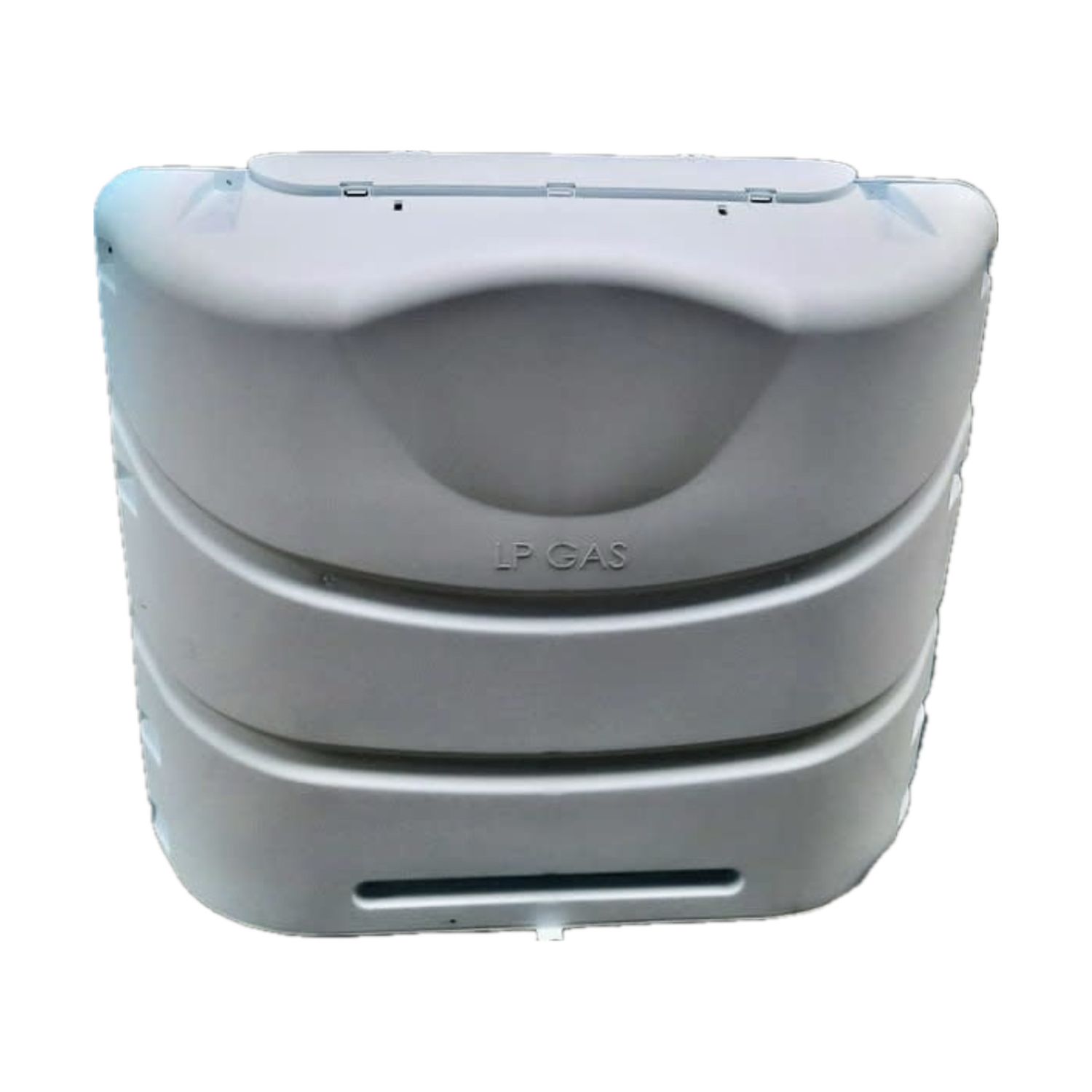 20 or 30 lb White Dual Propane Tank Cover