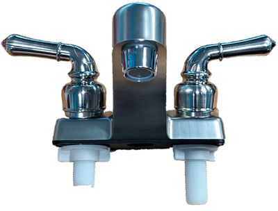 RV Bathroom Faucet Euro Styling with Teapot Handles
