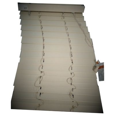 16&quot; x 32&quot; Faux Wood Plantation Blind - 2&quot; Slats - Suede