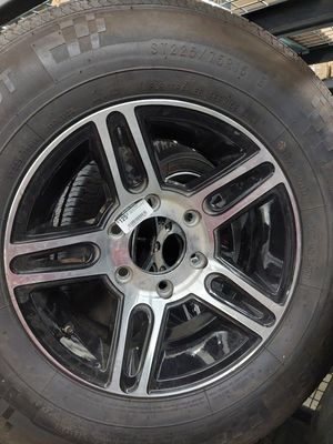 Tire w/ Wheel 225/75/15 6 Lug Alloy