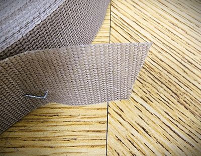 Troyer Tan/ Beige Carpet Binding - 1 1/4&quot; x 144 Yards