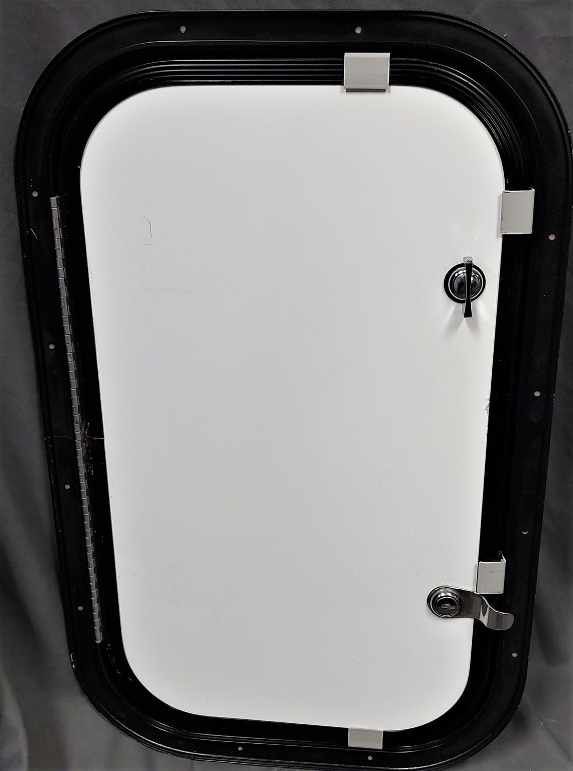 20&quot; x 12&quot; Baggage Door - White with Black Trim