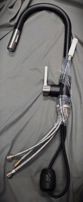 Faucet Kitchen High Spout with Single Handle &amp; Pull Down  Sprayer Black