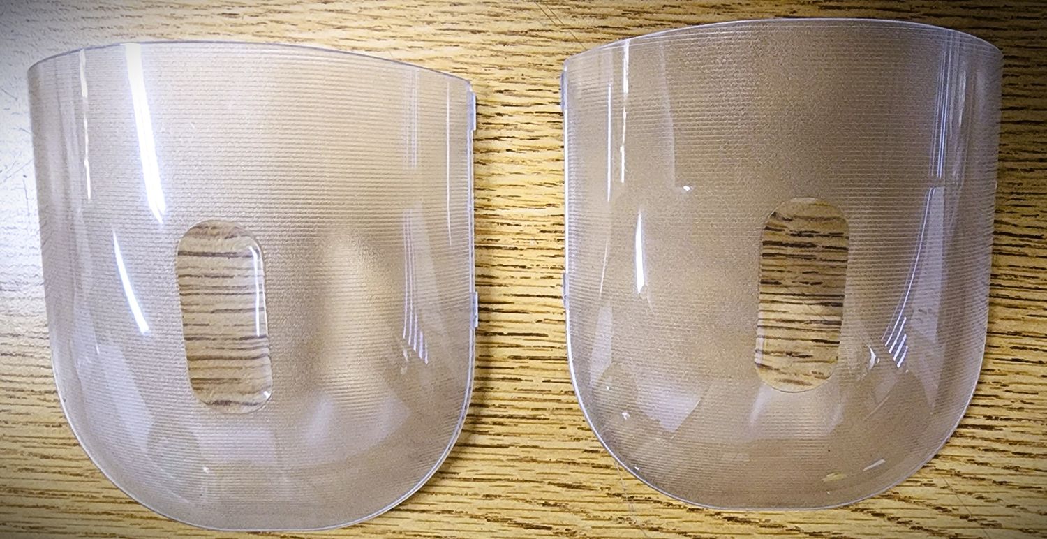 Lens Oval Clear 2 Pack