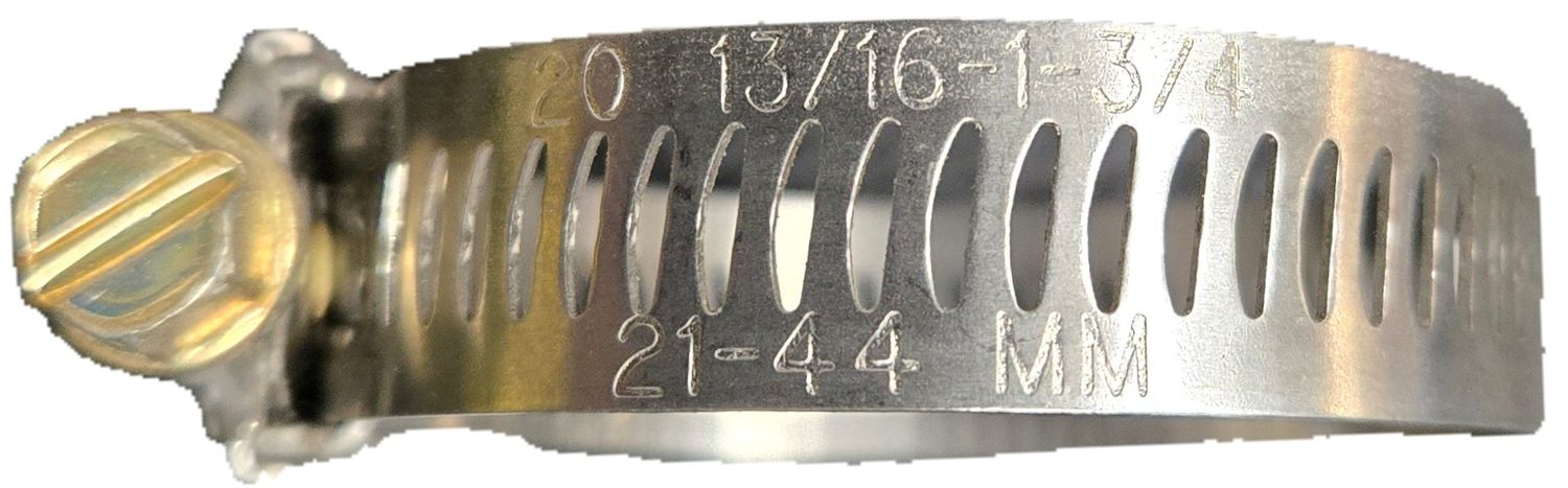 Breeze Hose Clamp - ¹³⁄₁₆&quot; x 1 ¾&quot; Single - #20