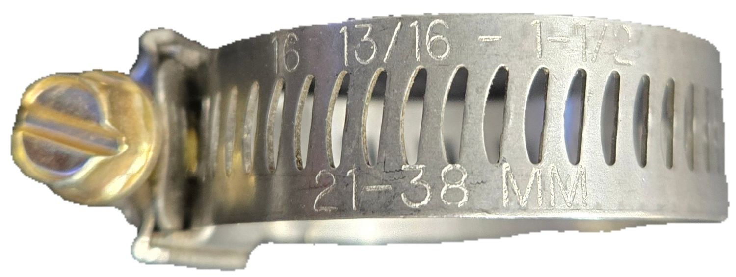 Breeze Hose Clamp - ¹³⁄₁₆&quot; x 1 ½&quot; Single - #16