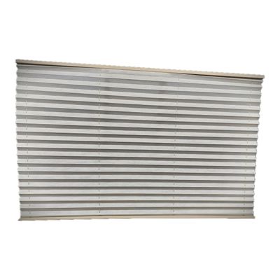 50&quot; x 32&quot; Pleated Cloth Shade - Cotton White