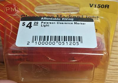 Peterson Clearance Marker Light    V150R