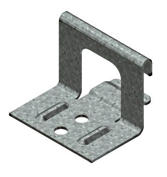 1 ¾&quot; Snap-Lock Standing Seam Metal Roof Panel Clip - 10 Pack