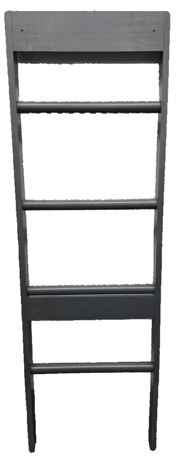 RV Wood Bunk Ladder - Light Gray