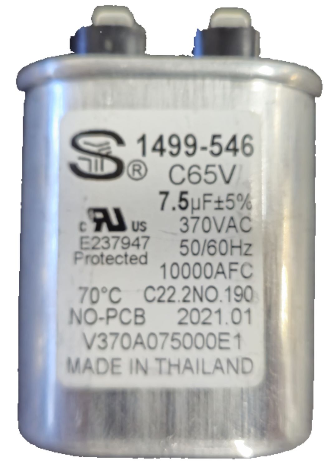 Capacitor for Air Conditioners - PN 1499-546