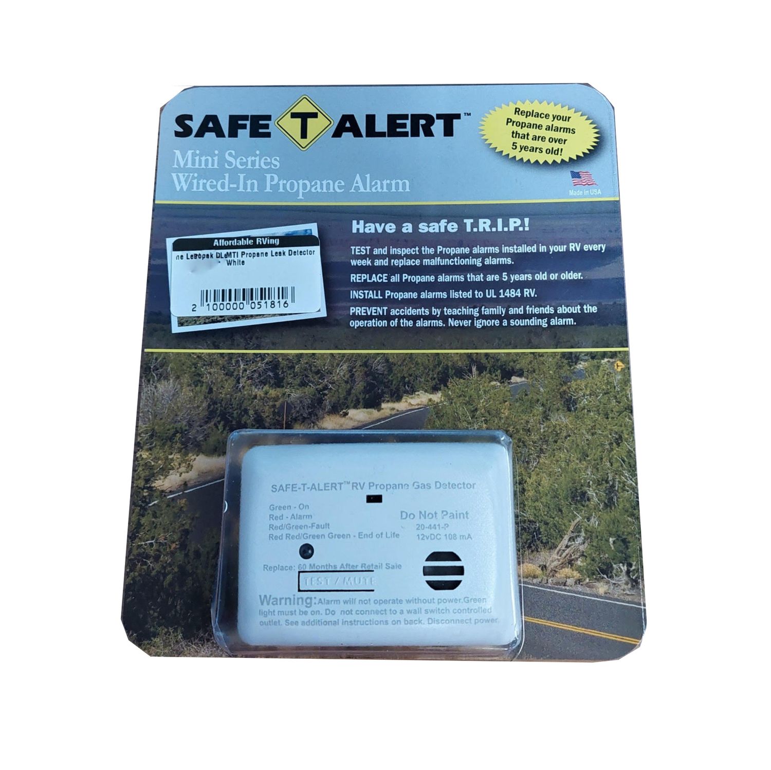 MTI Propane Leak Detector - White