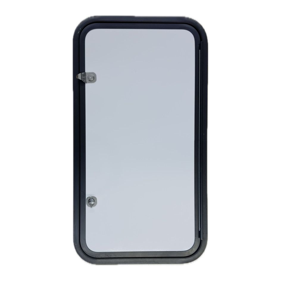 32&quot; x 17&quot; Baggage Door - White with Black Trim
